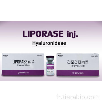 fournir hyaluronidase pour injection Liporase 1500ui